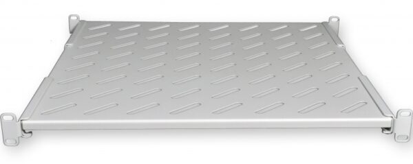 Полка 19 "4 точки кріпл. , 450мм глиб., перфорована , сталь , 1,5 мм , сіра - Зображення 2