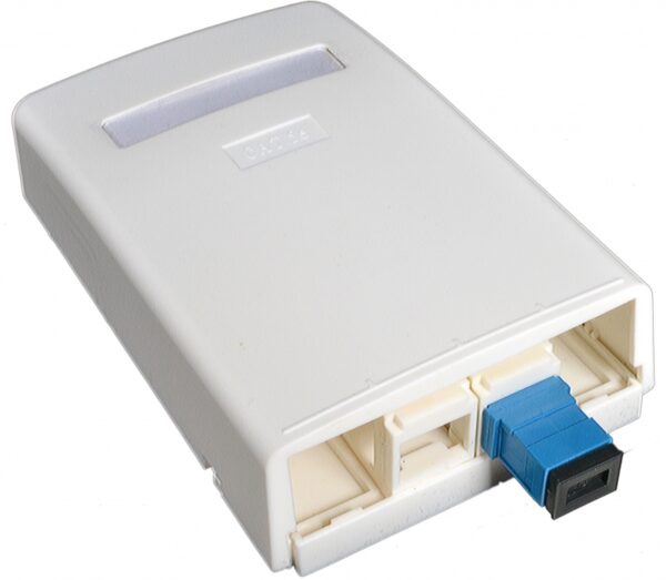 Розетка 4 порт. настінна (1хST/FC, 2xSC Simplex/LC Duplex, 1xRJ45) без ВО адаптерів - Зображення 2