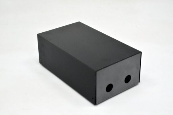 ВО коробка для ВО зʼєднань (4 х 16 SC / FC) без лицьової панелі, порожня, чорна. - Зображення 2