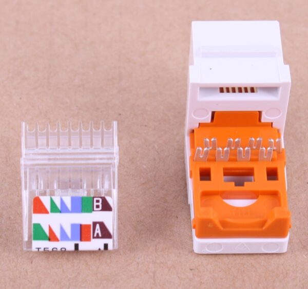 Модуль Keystone RJ45, кат. 5e, UTP, білий, Panduit NetKey - Зображення 2