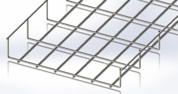 Лоток сітчастий 300х50, дріт Ø4 мм, білий цинк, 2,5м — изображение 2