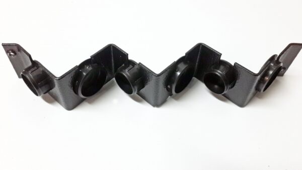 Задній кабельний організатор кутовий для панелей FOPE, чорний. - Зображення 2