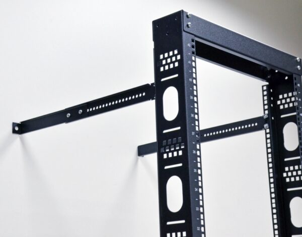 Комплект фіксаторів однорамної стійки до стіни, сірий - Зображення 2