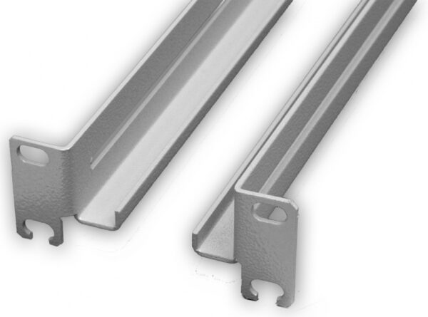 Лапи подовжені полки 19" 4 точки кріпл.,комплект 2шт., сірі - Зображення 2