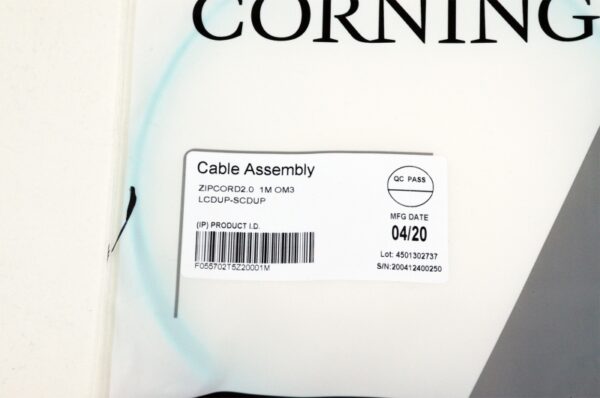 ВО патч-корд, LC/SC, 2.0мм, (OM3), Duplex, LSZH, 1м - Зображення 2