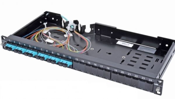 Кабельний ввід 2х20мм+2x25мм до оптичної патч-панелі LANS, чорна — изображение 2