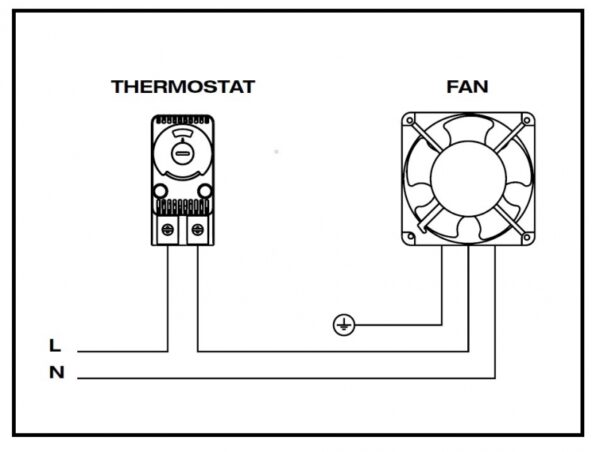 Термостат 10A 230V Fandis - Зображення 2