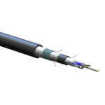 ВО кабель універс., U-DQ(ZN)H(SR)H 1x12 E9 OS2 LT 2.3, політуб, гофр. броня, в подвійній оболонці, LSZH/FRNC (Eca)