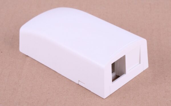 Розетка зовнішня для 2-х модулів KeyStone, без модулів, біла, Panduit NetKey - Зображення 4