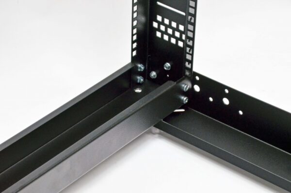 Стійка 24U, подвійна, чорна, CMS - Зображення 4