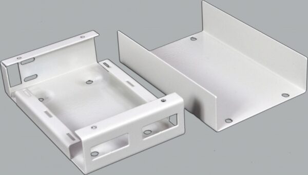 Міні-бокс для ВО адаптерів, (120х80х28мм) 2 SC Duplex/ 2 LC Quad CMS - Зображення 4