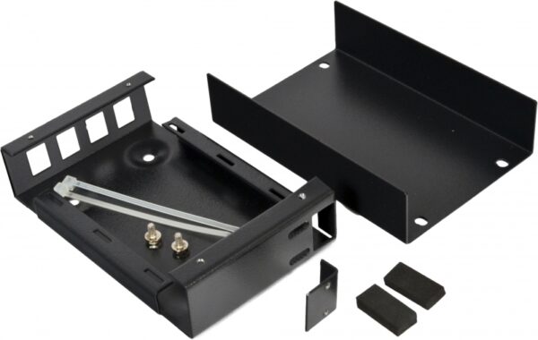 Міні-бокс для ВО адаптерів, (120х80х28мм) 4 SC Simplex/ 4 LC Duplex чорний, CMS - Зображення 5