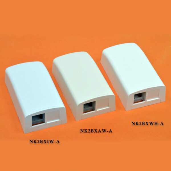 Розетка зовнішня для 2-х модулів KeyStone, без модулів, біла, Panduit NetKey - Зображення 5