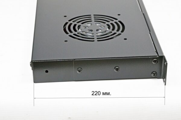 Вентиляторний модуль 19’’, 1U, два вентилятори - Зображення 6