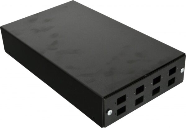 Бокс для ВО з’єднань, порожній без панелі, чорний, CMS - Зображення 7