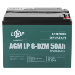 Тяговий свинцево-кислотний акумулятор LP 6-DZM-50 Ah