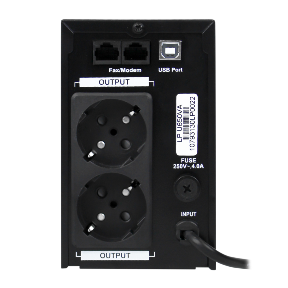 Лінійно-інтерактивне ДБЖ LP U650VA (390Вт) - Зображення 7