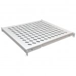 Полиця 19" 4 точки кріпл., 550мм глиб., перфорована