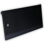 Двері суцільнометалеві 6U до шаф MGSWA, чорна.