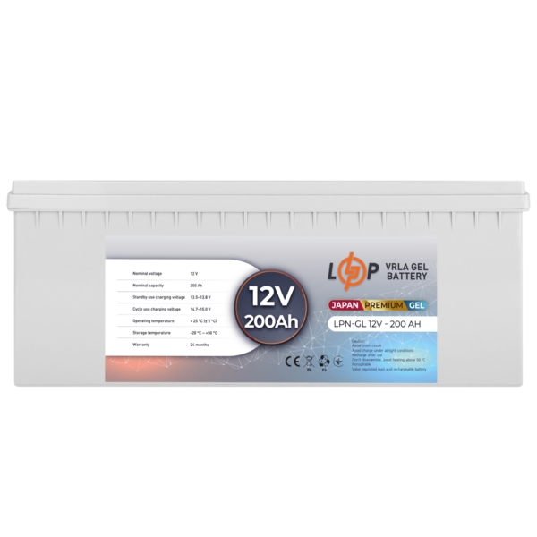 Акумулятор гелевий LPN-GL 12V - 200 Ah