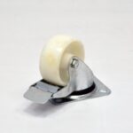 Колесо до шаф поліамід (d80) на майданчику з стопором 180 кг / колесо.