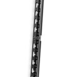 Бічний організатор кабелю з кришкою, для шаф MGSE 33U, чорний.