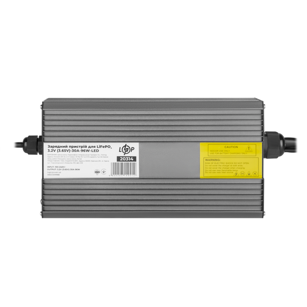 20314_1 Зарядний пристрій для акумуляторів LiFePO4 3.2V (3.65V)-30A-96W-LED - Зображення 1