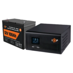 Комплект резервного живлення для котла LP (LogicPower) ДБЖ + літієва (LiFePO4) батарея (UPS 430VA + АКБ LiFePO4 1280W)