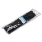 Стяжка 300 х5.0 мм, чорна, 100 шт.