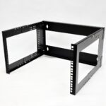 Кронштейн настінний 19" 6U, глиб. 280…480мм, чорний