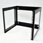 Кронштейн настінний 19" 9U, глиб. 280…480мм, чорний