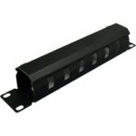 Кабельний організатор 10", 1U, перфорований