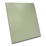 Двері суцільнометалеві 15U до шаф MGSWA, сіра