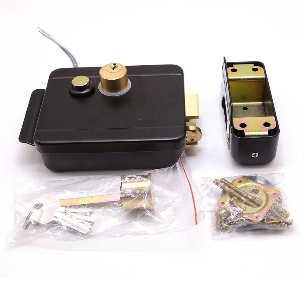 Замок електромеханічний (накладний) GV LEMch-110 Black — изображение 2