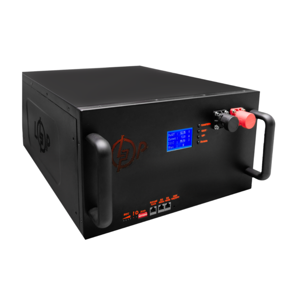 Акумулятор LP LiFePO4 51,2V - 230 Ah (11776Wh) (Smart BMS 200A/100А) з LCD метал RM - Зображення 2