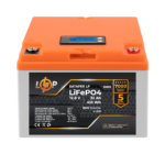 Акумулятор LP LiFePO4 12,8V - 32 Ah (410Wh) (BMS 50А/25A) пластик LCD