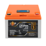 Акумулятор LP LiFePO4 12,8V - 32 Ah (410Wh) (BMS 50А/25A) пластик LCD для ДБЖ