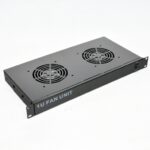 Вентиляторний модуль 19’’, 1U, два вентилятори