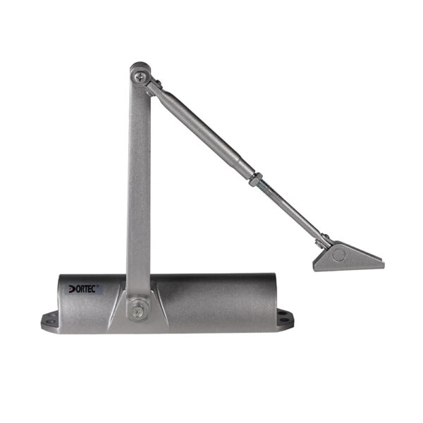 Дверний доводчик Dortec DT-83H Silver з фіксацією дверей у відчиненому положенні — изображение 3