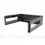 Кронштейн настінний 19" 3U, глиб. 280…480мм, чорний