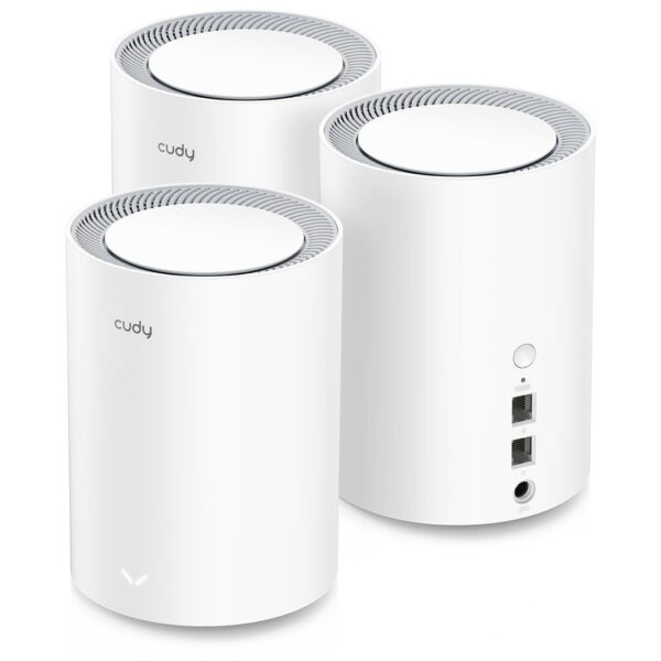 Маршрутизатор WiFi Mesh-система WiFi 6 Cudy M1800 (3-Pack) 3 штуки дводіапазонні гігабітні — изображение 4