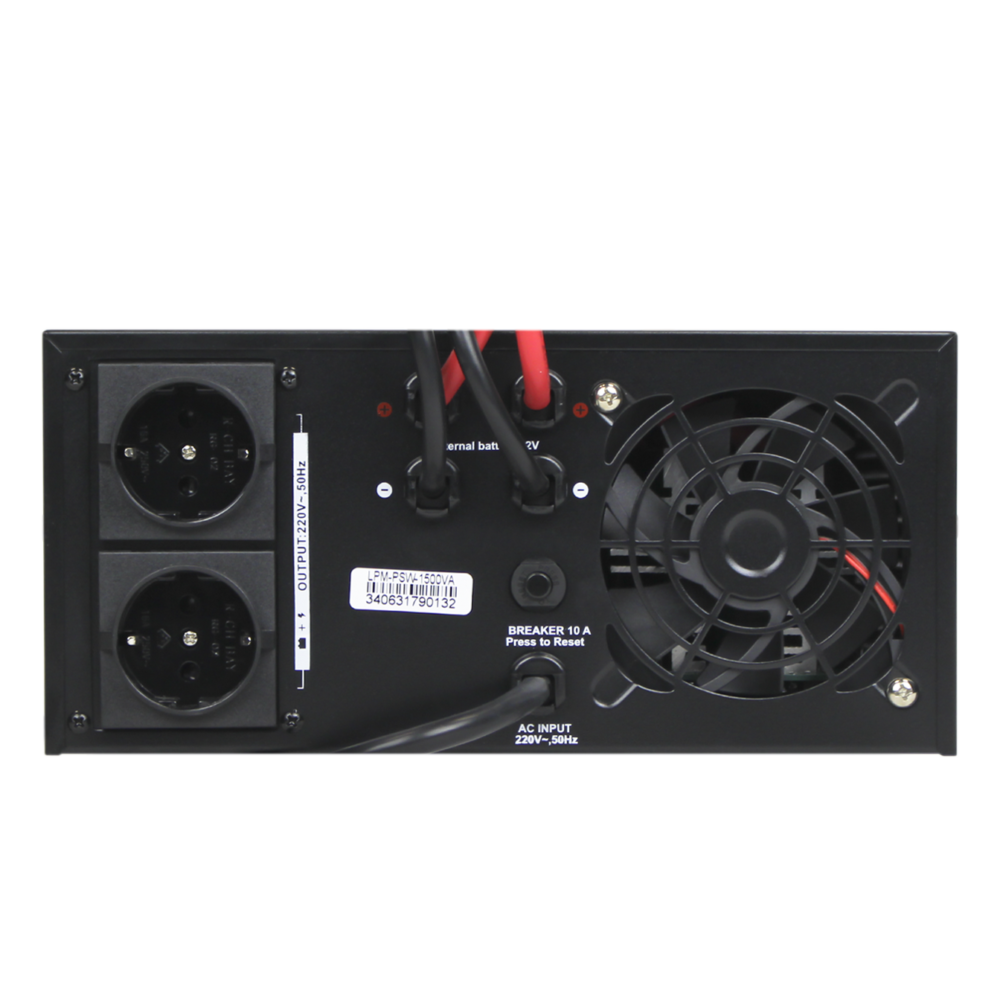ДБЖ з правильною синусоїдою 12V LPM-PSW-1500VA (1050Вт) — изображение 4