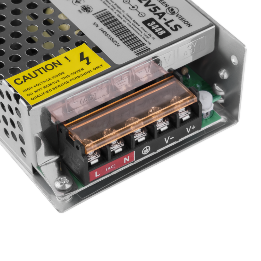 Імпульсний блок живлення GV-SPS-C 12V5A-LS (60W) - Зображення 3