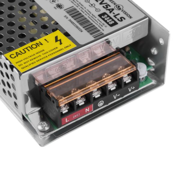 Імпульсний блок живлення GV-SPS-C 12V5A-LS (60W) - Зображення 3