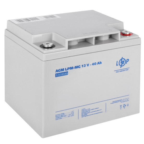 Акумулятор мультигелевий LPM-MG 12V - 40 Ah - Зображення 2