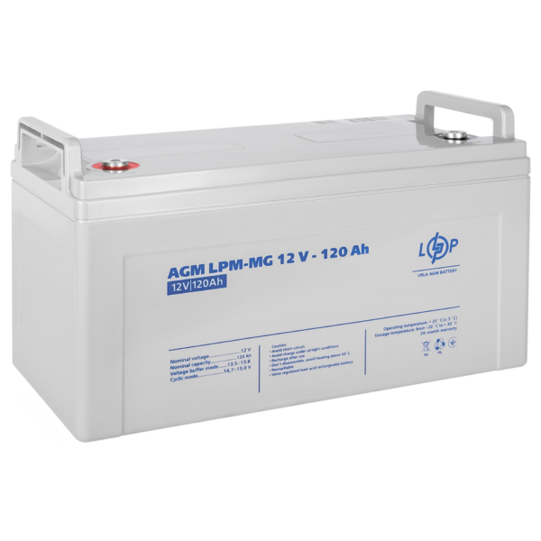Акумулятор мультигелевий LPM-MG 12V - 120 Ah - Зображення 2