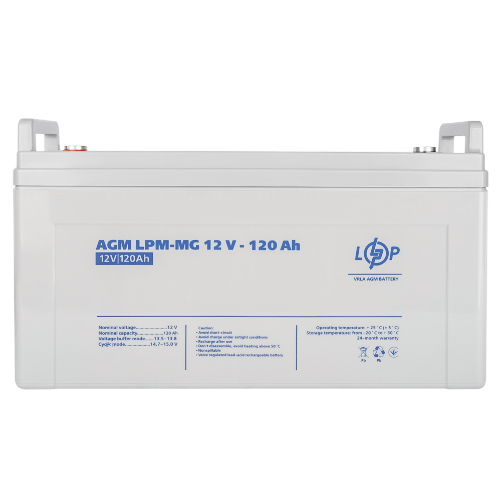 Акумулятор мультигелевий LPM-MG 12V - 120 Ah - Зображення 4