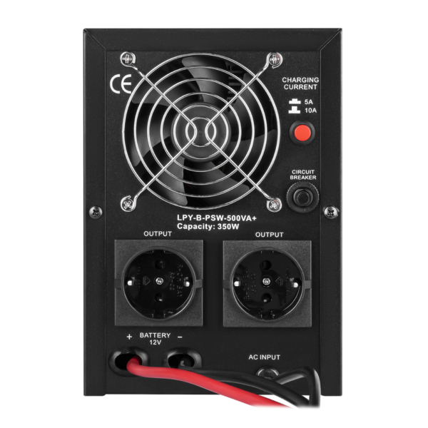 ДБЖ з правильною синусоїдою 12V LPY-B-PSW-500VA+ (350Вт) 5A/10A - Зображення 6