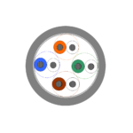 Кабель UTP 4x2х0.48 26AWG, кат. 5E-Patch (багатожильний), КГПВ-ВП (100), 305 м