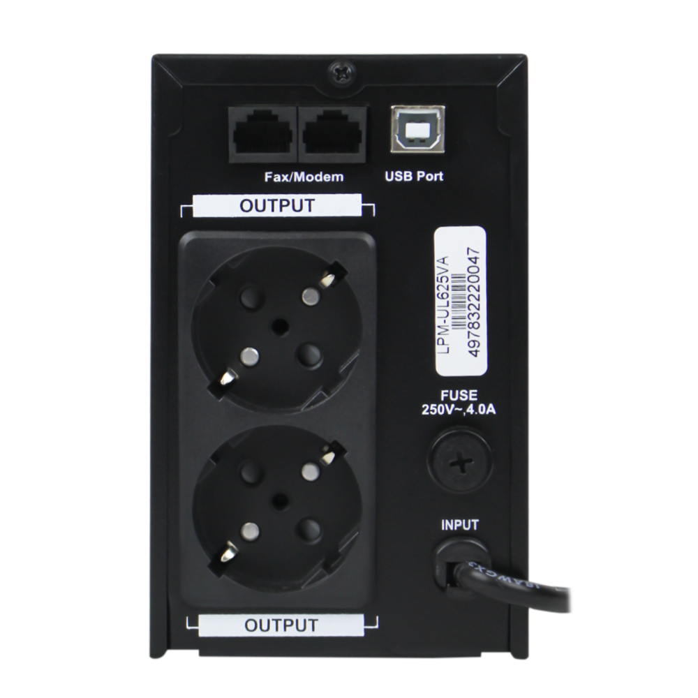 Лінійно-інтерактивне ДБЖ LPM-UL625VA (437Вт) - Зображення 4